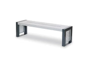 Panca Empire Giochipark metallo zincato verniciato RAL 7011/9006 o 7011/3003 - RAL 7011/9006