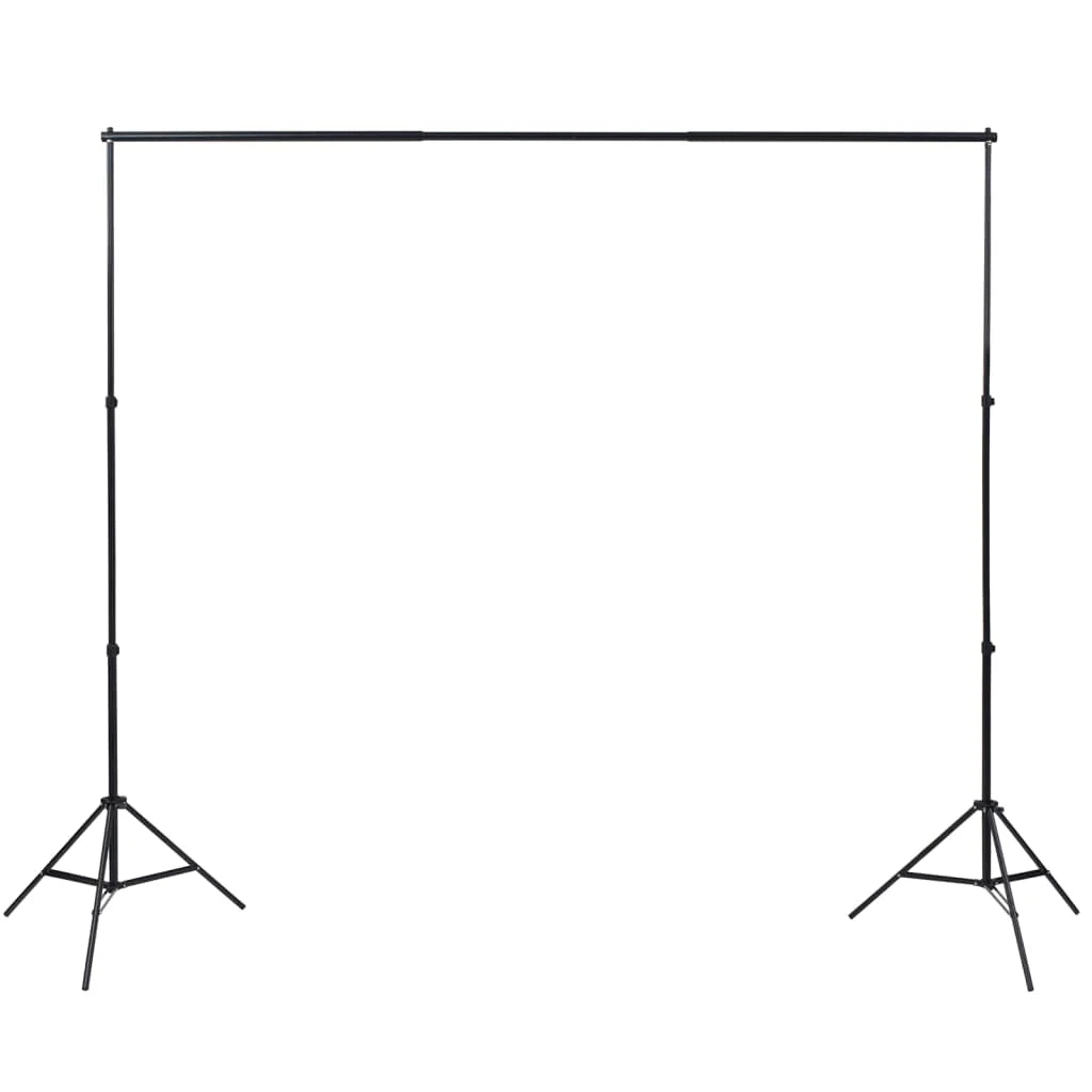 Kit per studio fotografico con illuminazione fondale e riflettore nero 02_0042462