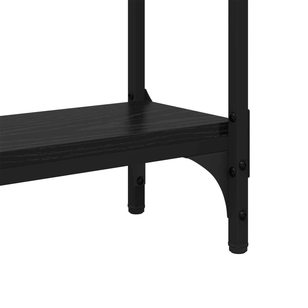 Tavolo consolle Rovere Nero 75 x 22,5 x 75 cm 882195