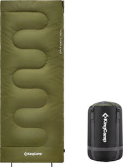 Slaapzak 3 stagioni, comfort luce, sacco da letto leggero, portatile con cappuccio, per campeggio interno ed esterno, escursioni