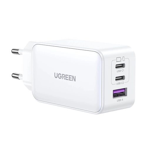 Ugreen 15339 Caricabatterie per dispositivi mobili Universale Bianco AC Ricarica rapida Interno
