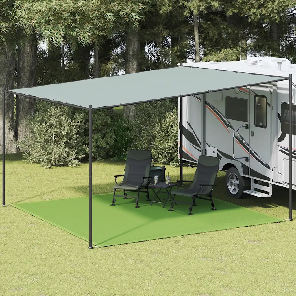 Tappeto da Tenda Verde Chiaro 400x400 cm HDPE