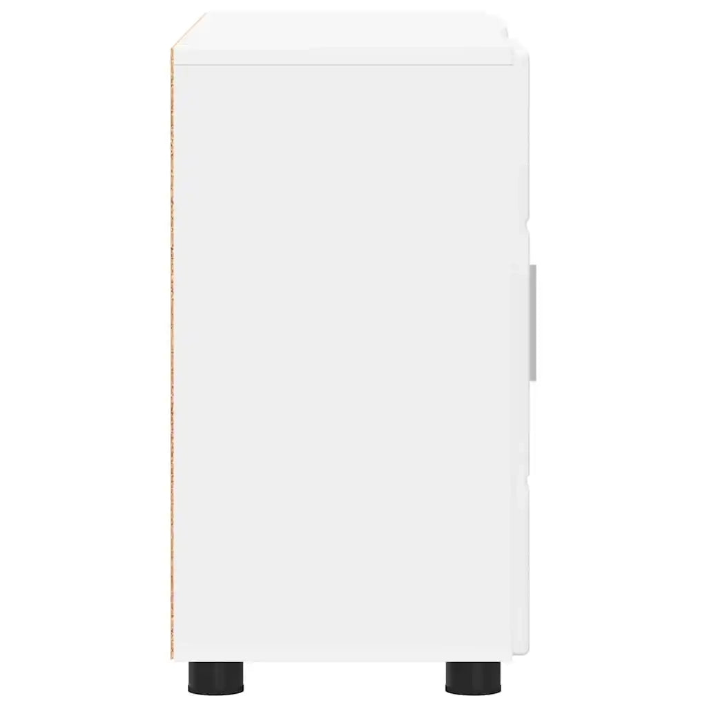 Credenza FLORIN Bianco 88,5 x 30,5 x 55,5 cm Legno multistrato 880291