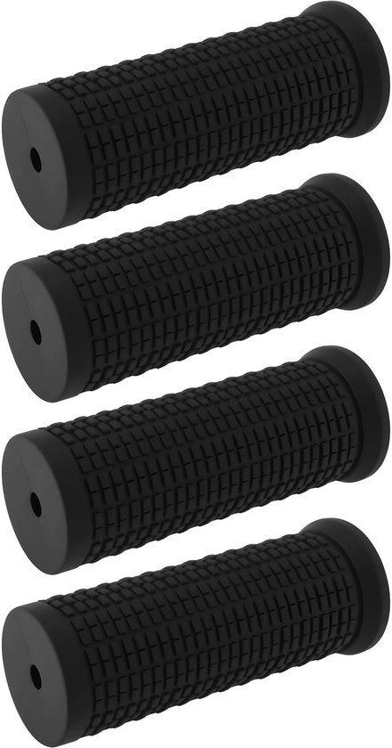 Manubri di bicicletta 4 pezzi - Antiscivolo - Gomma - Compatibile con Shimano RevoShift SL-RS35 - Diametro interno 22,2 mm - Lunghezza 75 mm - Manubri ergonomici