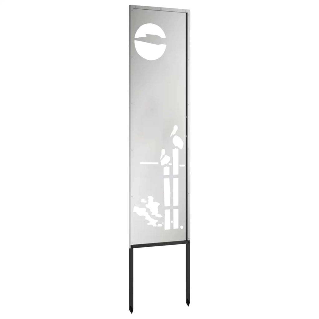 Schermo per privacy in giardino Traforo Argento 32 x 140 cm CFW3904776