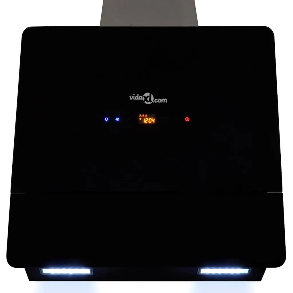 Cappa in Vetro Temperato con Display 600 mm Nera 241215