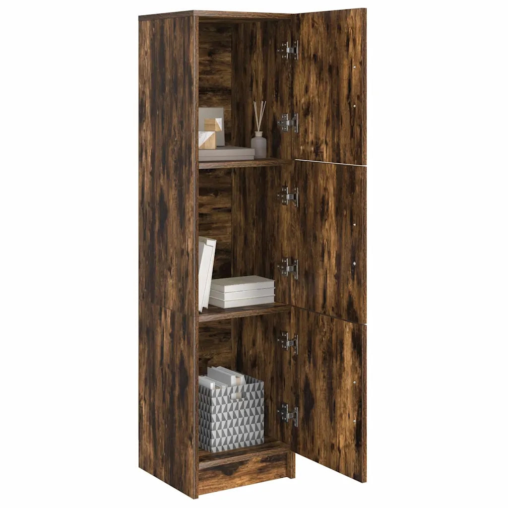 Credenza-Buffet-Armadio da cucina Rovere fum¨¦ 31.5 x 32 x 122.5 cm