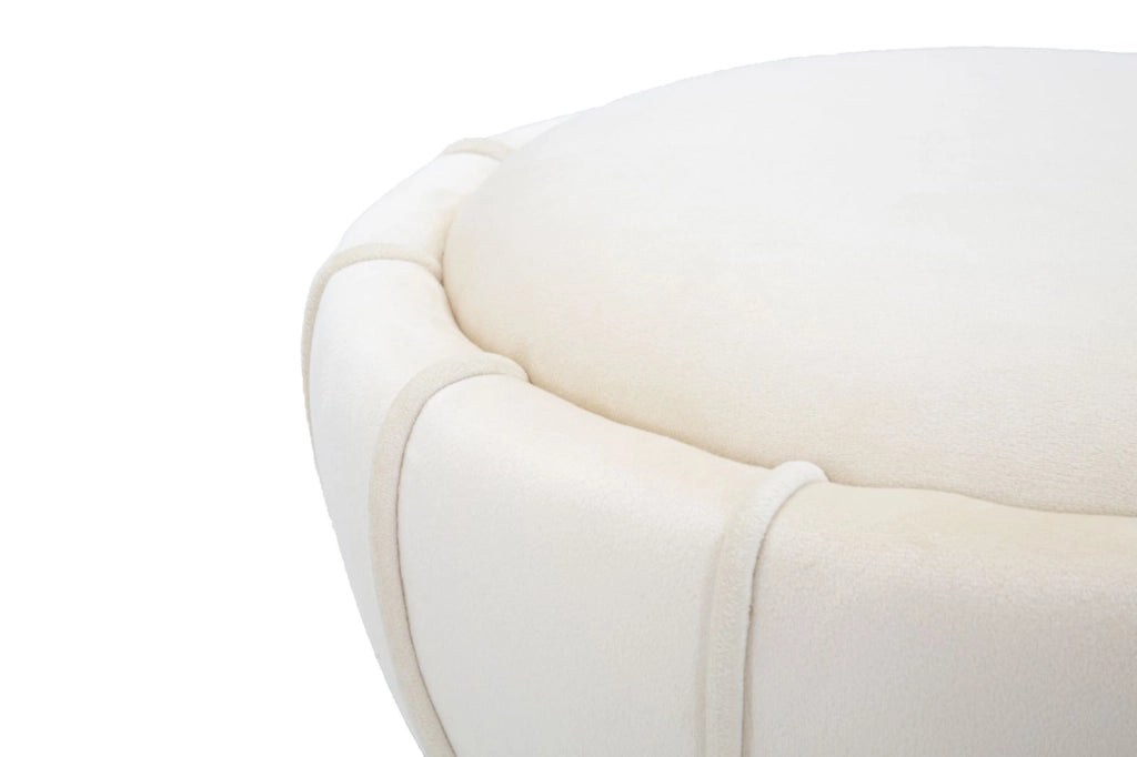 SGABELLO FLOWER CM CREMA CM � 40X44