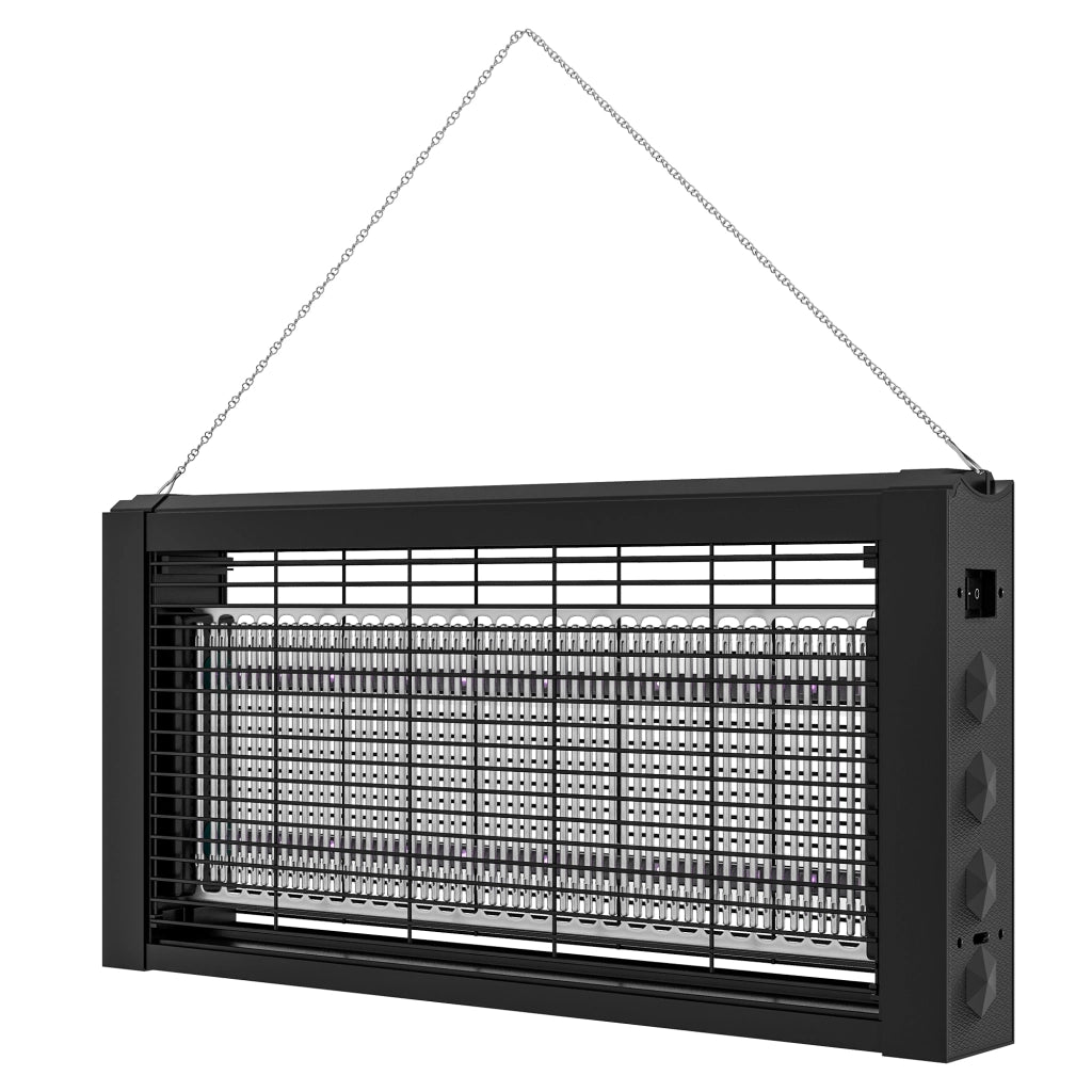 Lampada Antizanzare LED ¨C Minimal ¨C Nero 49x6x25 cm