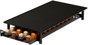 Capsule per caffè con caricatore - Capsule holder - Bicchiere holder - Capsule per caffè con copricappuccino - Ferro - Nero