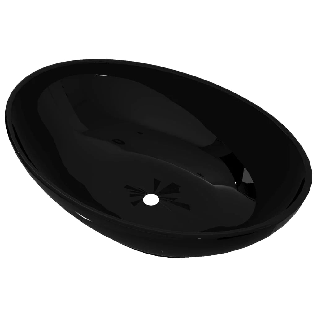 Lavabo ovale da bagno 40 x 33 cm in ceramica nera 02_0002481