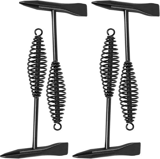 4 applicatori a lamiere da 10,5 pollici (circa 26,7 cm), 250 g, con maniglie a spirale, applicatori a lamiere