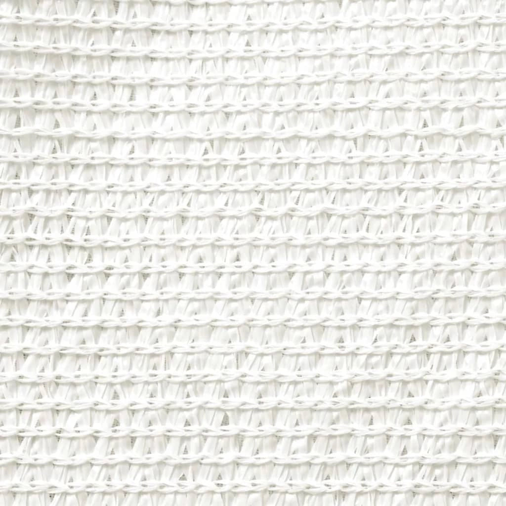 Vela parasole triangolare in HDPE 5 x 5 x 5 m bianca 02_0009448