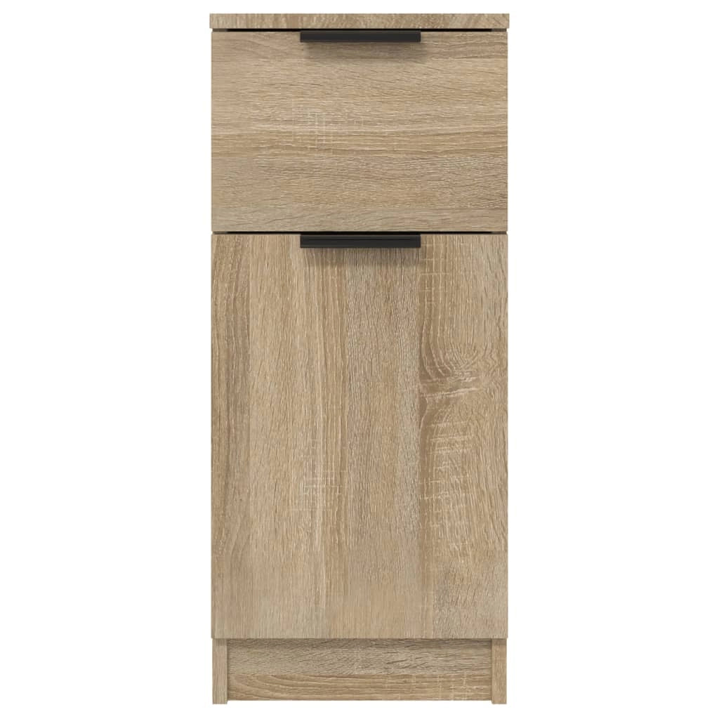 Buffet credenza cassettiera armadio mobile contenitore organizer cucina soggiorno rovere Sonoma 30 x 30 x 70 cm legno ingegnerizzato marrone 02_0031498
