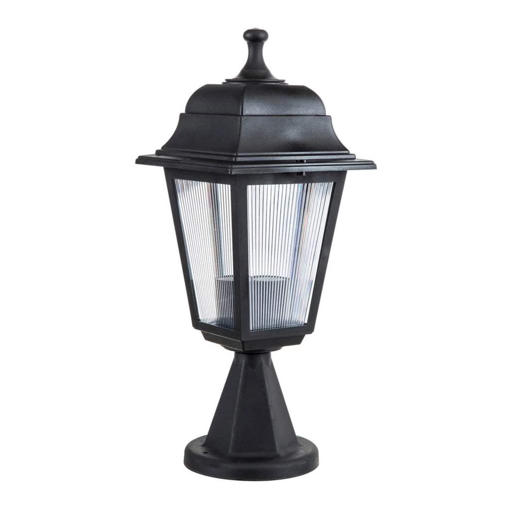 Lampada da Esterno 'Ipswich' Lanterna con Protezione IP44 Impermeabile - Nero [lux.pro]
