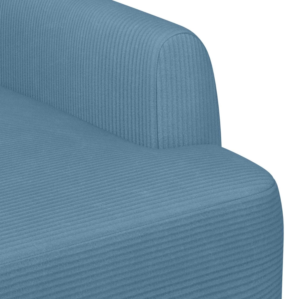 Loveseat con bottoni imbottiti Blu 116 x 67 x 81 cm 42041791