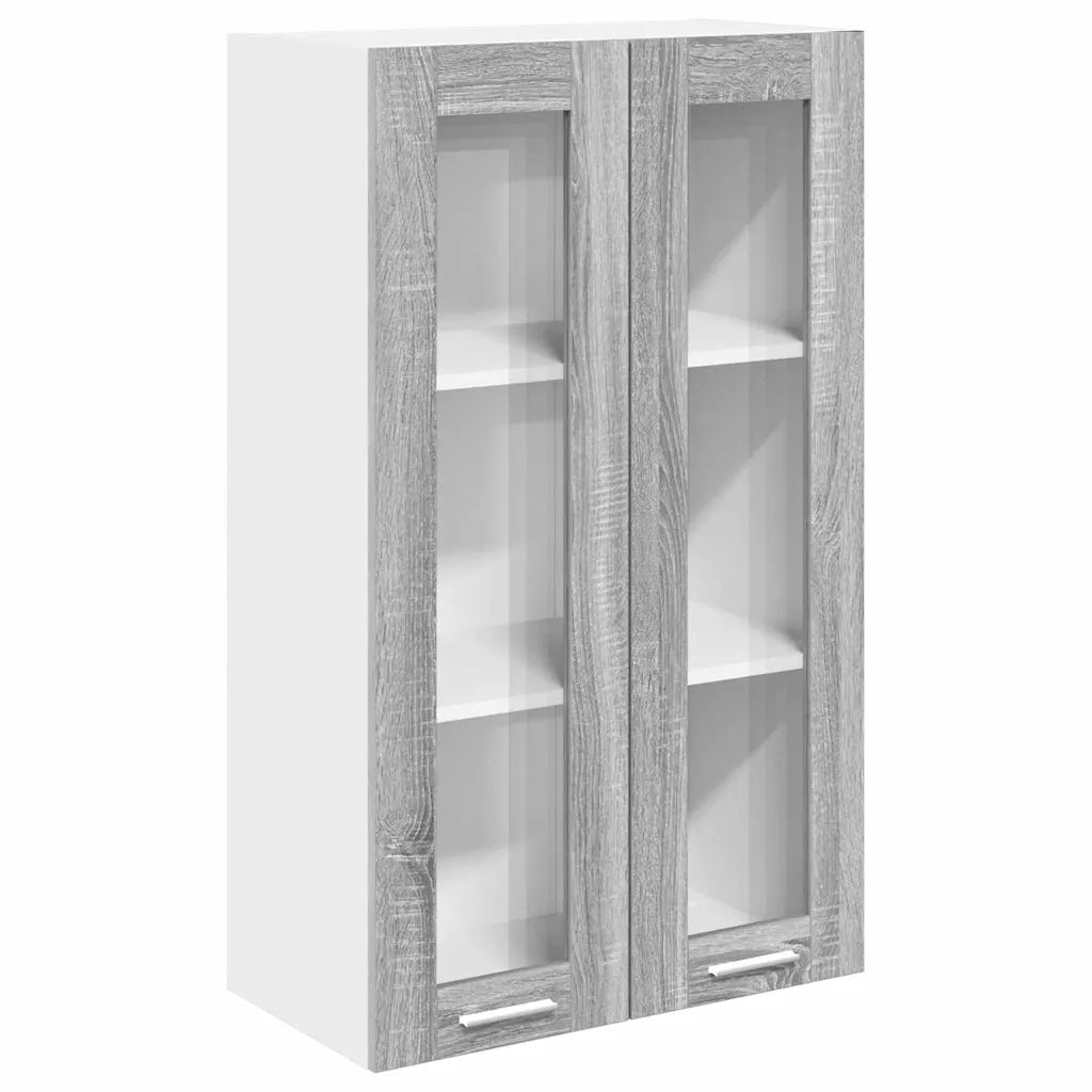 Armadio pensile con porta Grigio Sonoma 60 x 31 x 100 cm