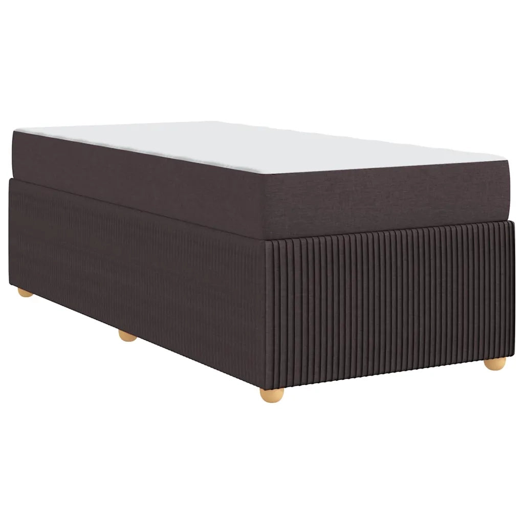 Struttura del letto Marrone Scuro 80 x 200 cm Tessuto 3398317