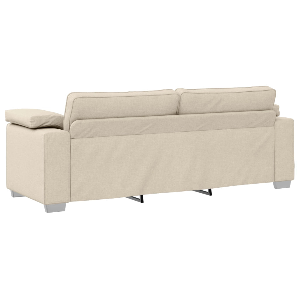 Set Divano 2 Pezzi con Cuscini in Lino
