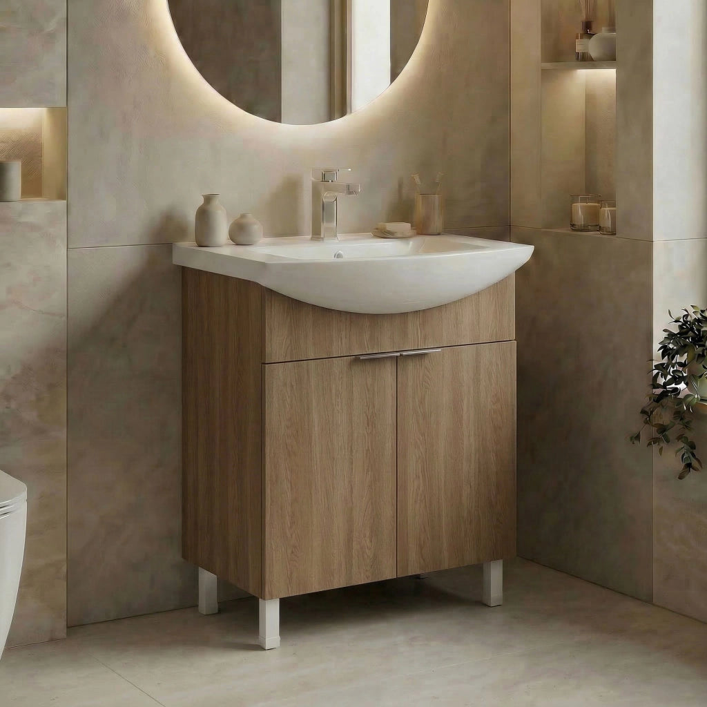 Mobile lavabo "Purus 65" - 65 x 50 x 83 cm - Rovere Sonomo