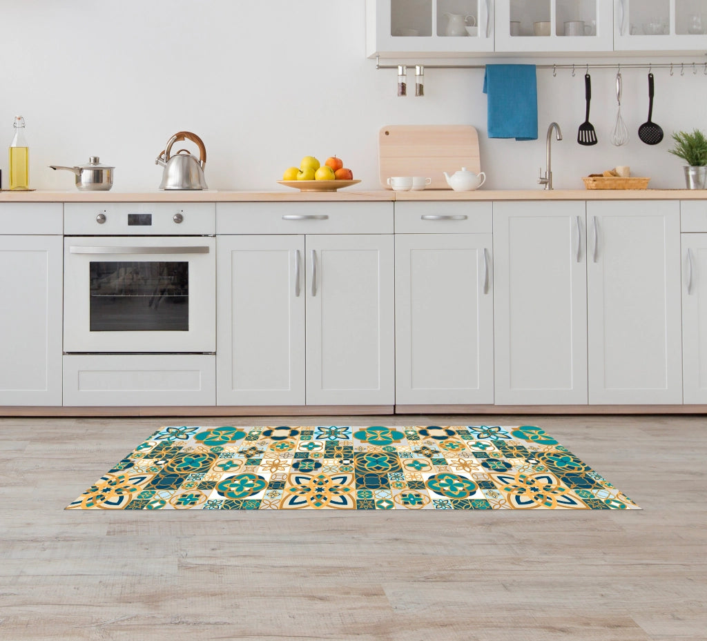 Tappeto passatoia fantasia made in Italy antiscivolo lavabile aderente Soft - 50x500 cm