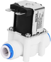 Vitalec - Ventile magnetici elettrici - 24V connessione rapida - Per dispenser acqua - Rame - Ventile magnetici N/C - Per trattamento acqua - 3/8 formato