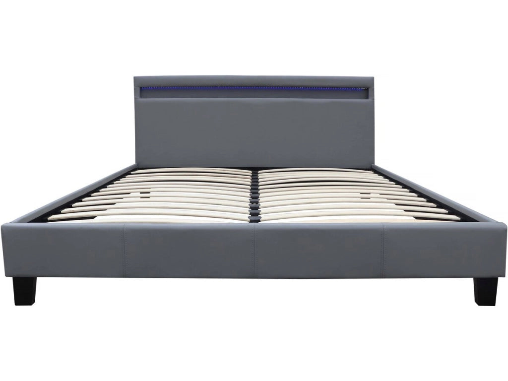 Letto con led "Maria" - 160 x 200 cm - Bianco