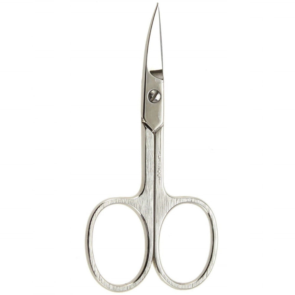 Trade Shop - Forbici Professionale 10cm Forbicine 458 Unghie Unghia Acciaio Inox Punta Curva -