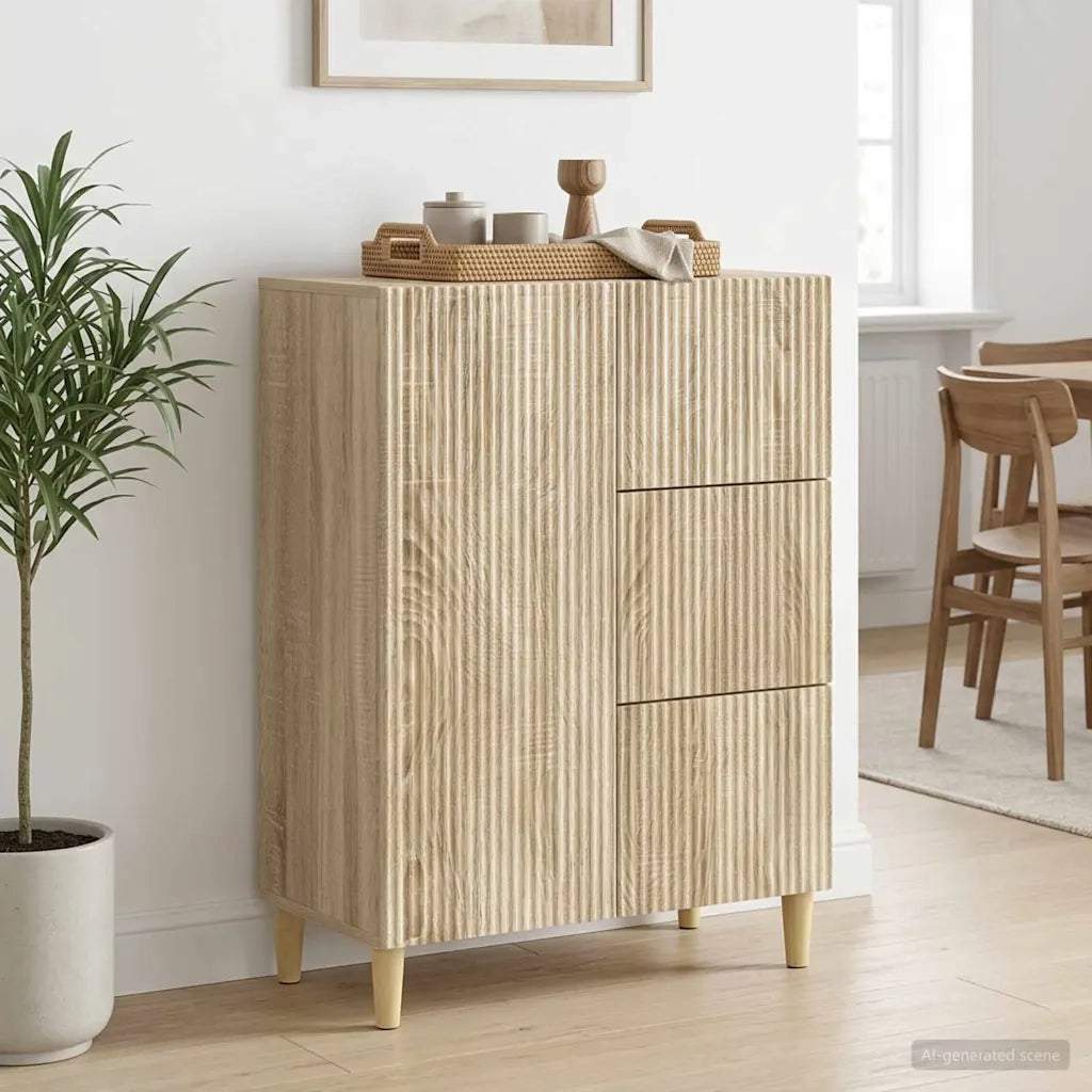 Credenza Rovere Sonoma 66 x 34,5 x 90 cm Legno ingegnerizzato 894627