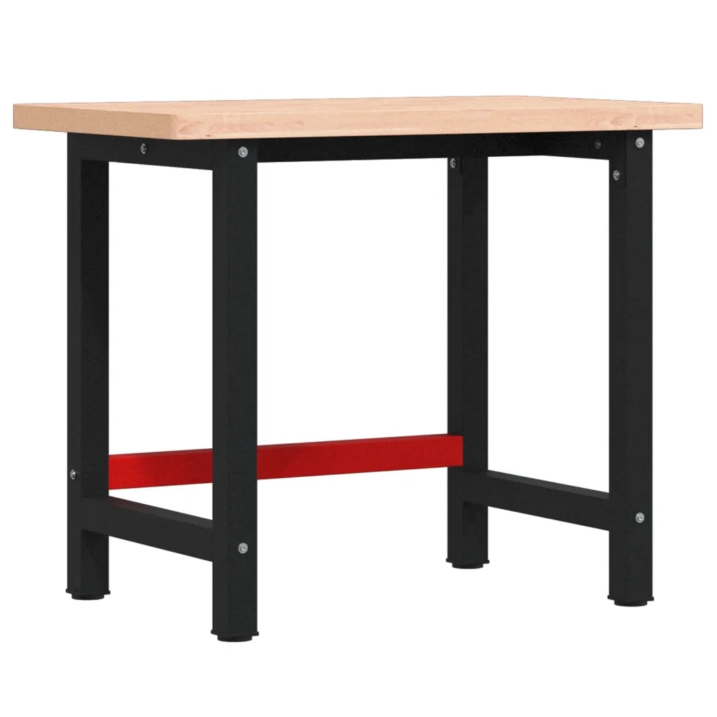Banco Lavoro 100x60x83 cm Legno Massello Faggio Rettangolare 3309661