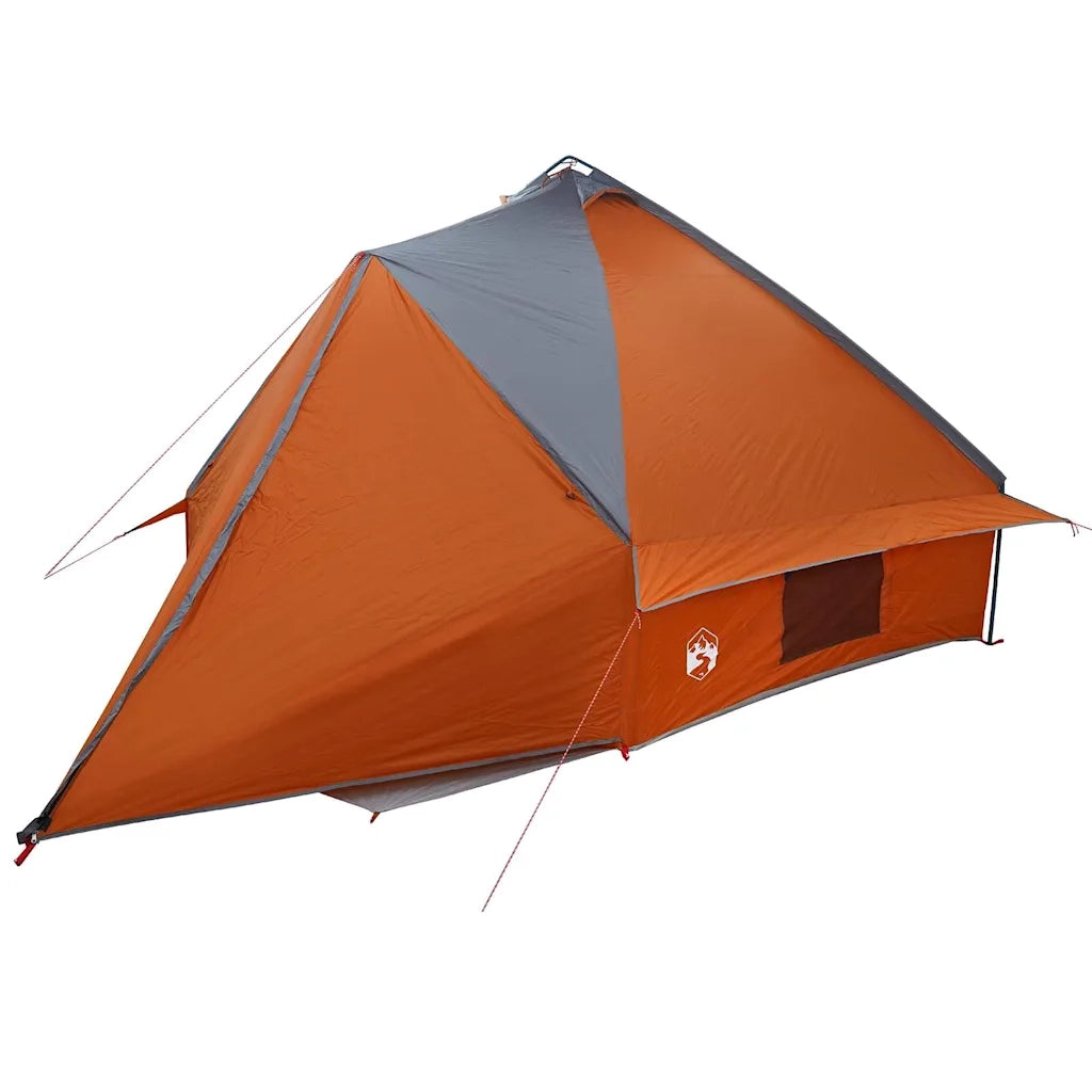 Tenda a teepee per 10 persone 10 persona Grigio e arancione 42004067