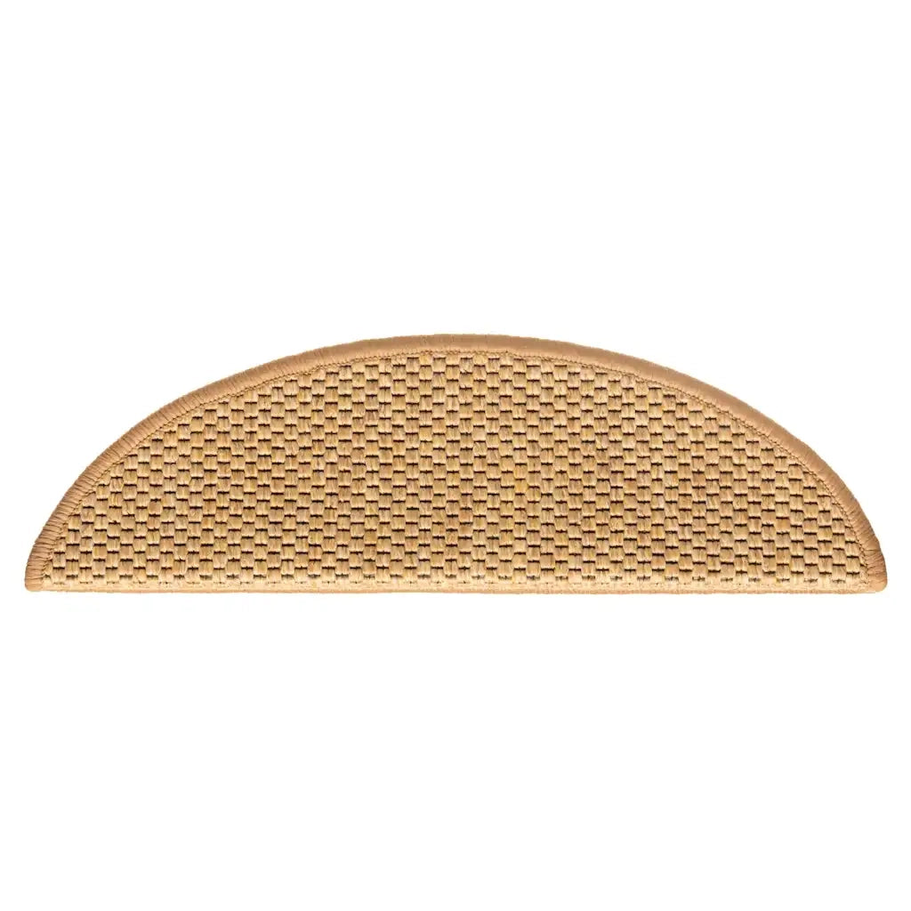 vidaXL Tappeti Autoadesivi Scale Aspetto Sisal 15 pz 56x17x3 cm Sisal