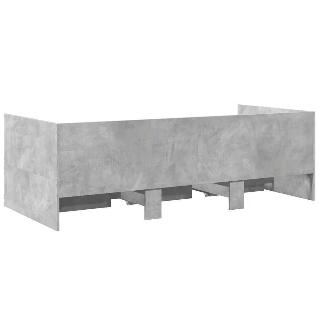 Divano Letto con Cassetti senza Materasso 90x200 cm
