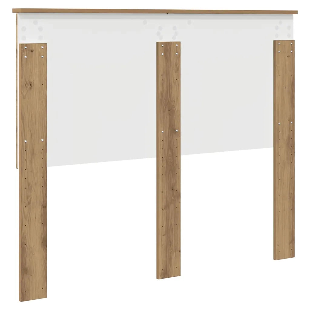 Testiera-Testata-Testiera Decorativa Rovere artigianale 135 cm Legno multistrato 767065