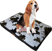 Letto per cani in pelle di rundleer - Adatto per recinti per cani - Dimensioni 100 cm x 66 cm