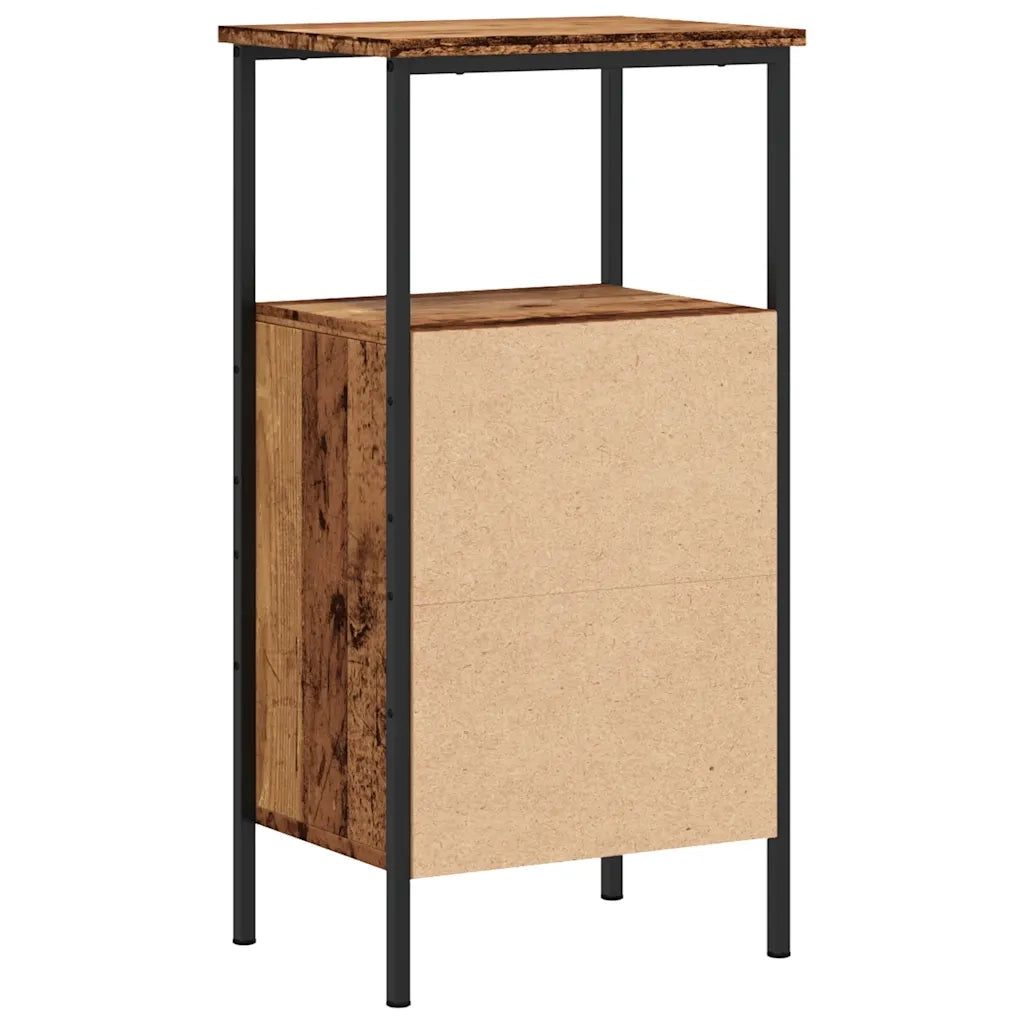Comodini Legno Antico 2 pz 41x31x80 cm in Legno Multistrato 857247