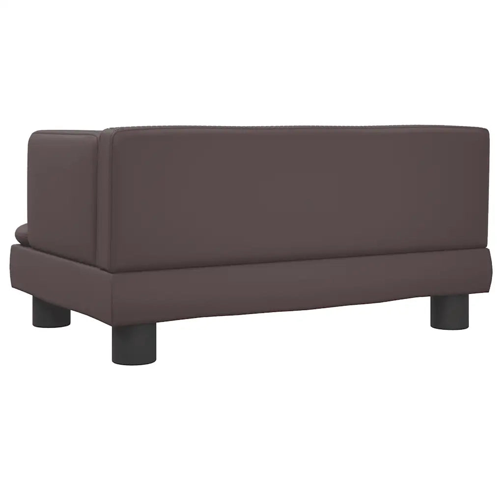 Lettino per Cani Marrone 60x40x30 cm in Similpelle CFW9021057