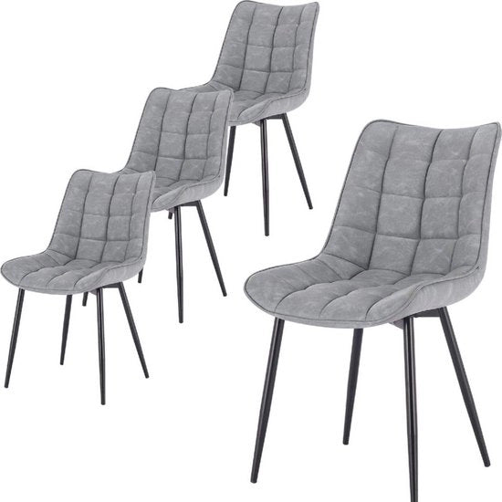 Set di sedie da pranzo in pelle - pacchetto da 4 - ergonomiche e resistenti - design moderno - adatto per soggiorno e sala da pranzo - colore grigio chiaro

Modello: 
Specifica: 
Codice prodotto: