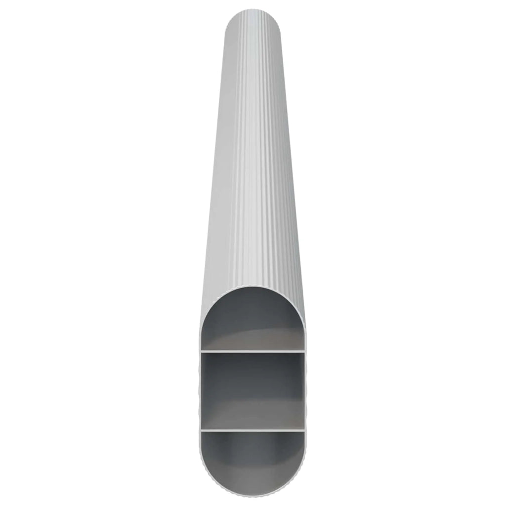 Asta per armadio 2 pz Argento 264 x 15 x 29 mm CFW4930948