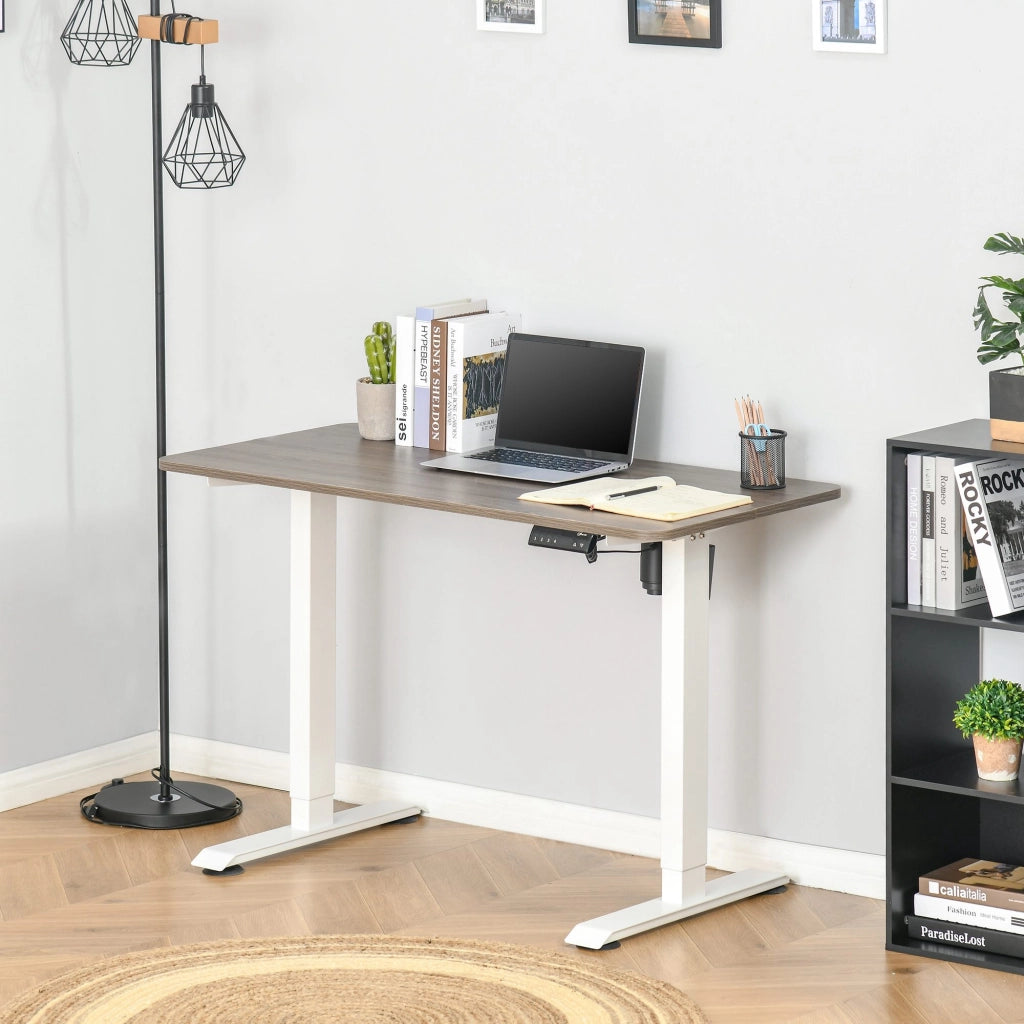 Scrivania Elettrica Regolabile Altezza ¨C Zephmum ¨C Bianco 120x60x72-116 cm