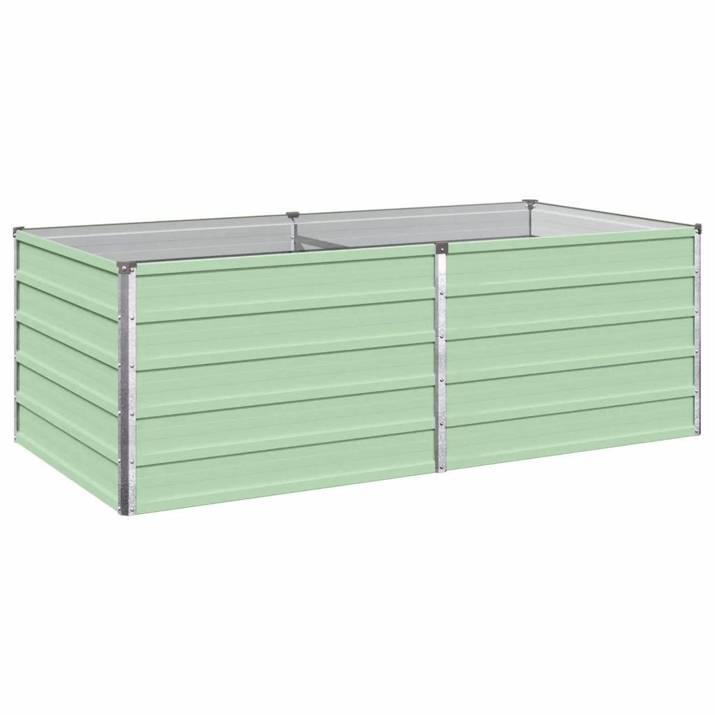 Letto rialzato da giardino Verde Pastello 160 x 80 x 55 cm 8006404