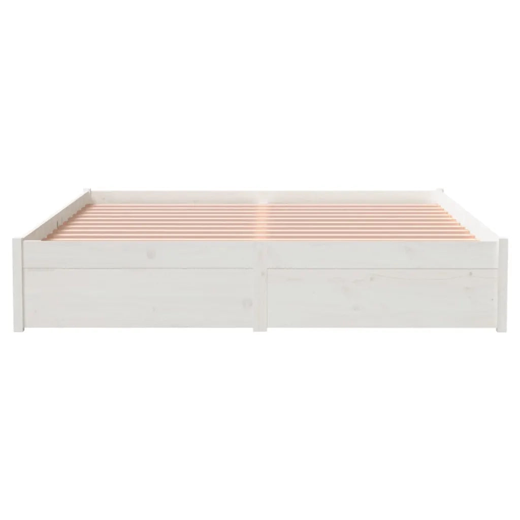 Giroletto Bianco in Legno Massello 150x200 cm King Size