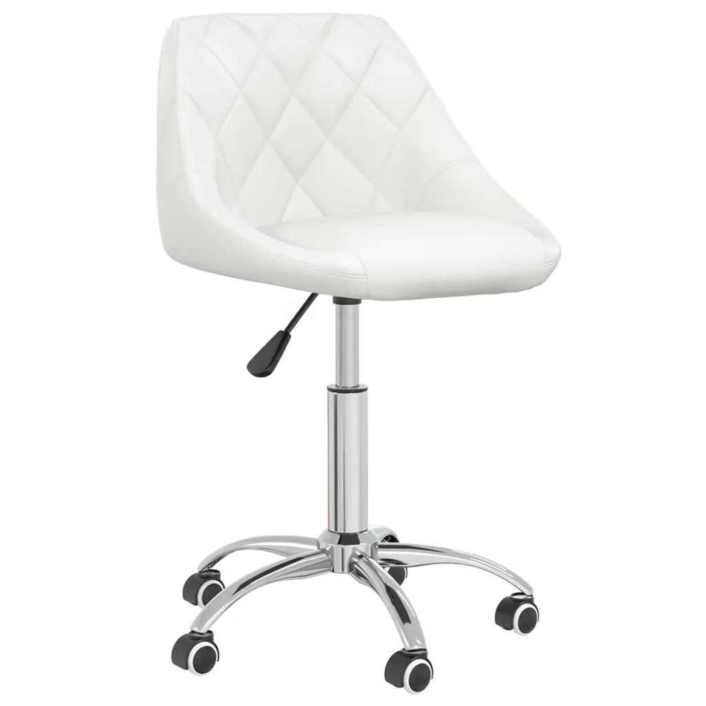 Sedie da Pranzo Girevoli 6 pz Bianche in Similpelle cod mxl 56999