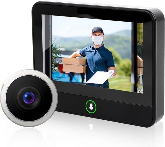 Camera Digitale da Parete 1080p Campo Visivo Ampio Immagine Auto-Regolante per la Casa deur eGuard