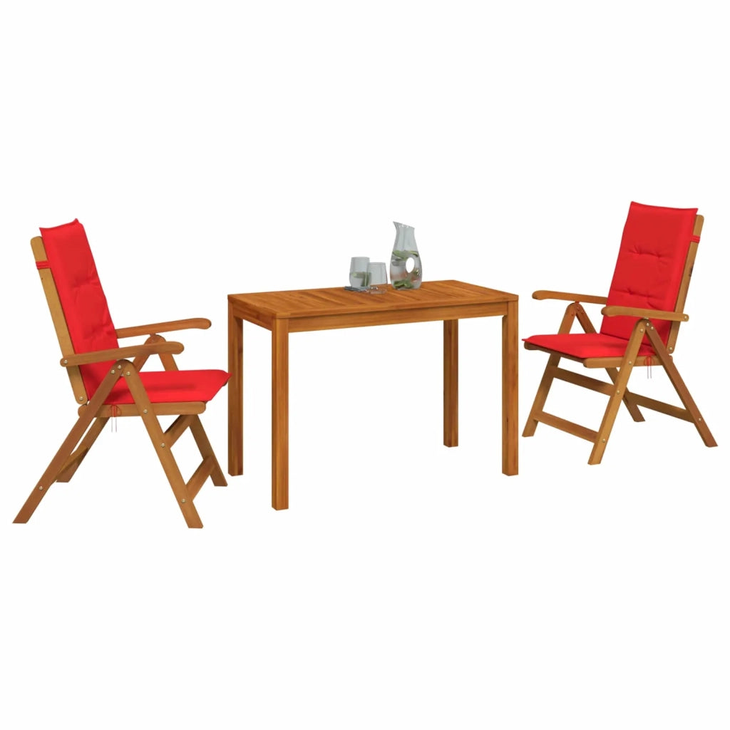 Set da pranzo da giardino 3 pezzi 3 pz Naturale 3434606