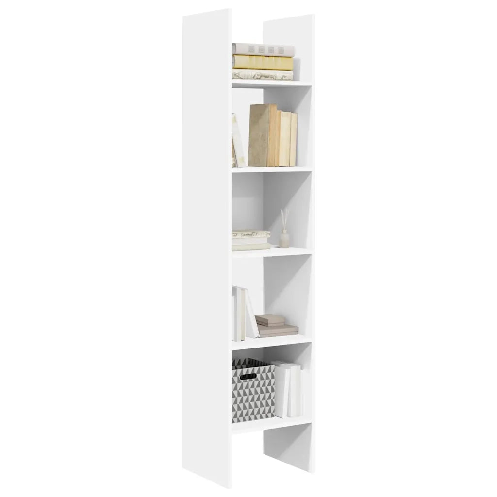 Libreria Bianca 40x35x180 cm in Legno Multistrato cod mxl 59514