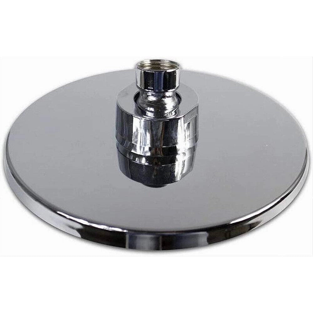 Trade Shop - Soffione Per Doccia Bagno Rotondo 15 Cm In Abs Doccetta Con Filtro Cromato 69288 -