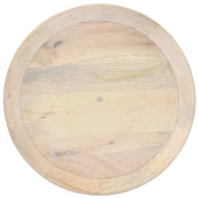 Tavolino | Tavolo laterale di Servizio ?50x55 cm in Legno Massello di Mango