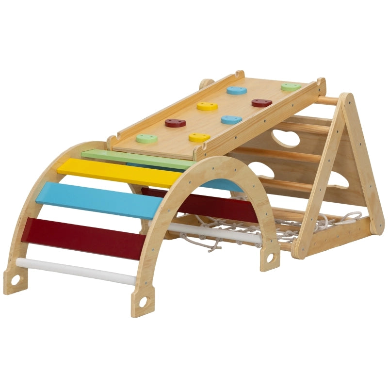 STRUTTURA DA ARRAMPICATA INDOOR 7 IN 1 Multicolore in legno