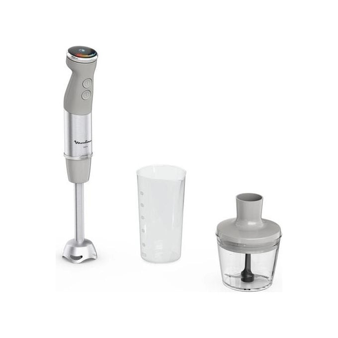 Moulinex DD672B10 frullatore Frullatore ad immersione 1000 W Grigio, Acciaio inox